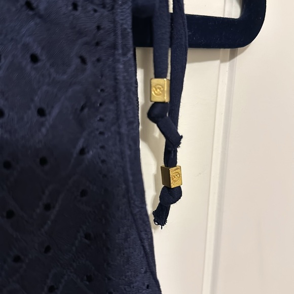 Michael Kors Eyelet Tie Shoulder Top - Picture 6 of 6